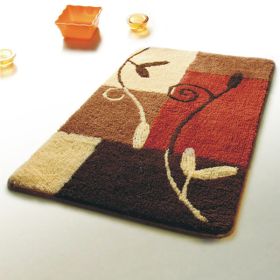 Naomi - [Vine] Wool Throw Rugs (19.7 by 31.5 inches)