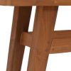 Console Table 43.3"x11.8"x31.1" Solid Teak Wood